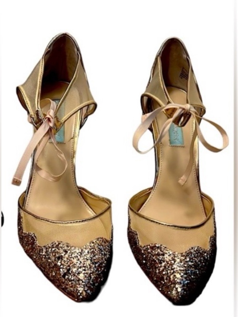Betsey Johnson Iris Sequin Heels